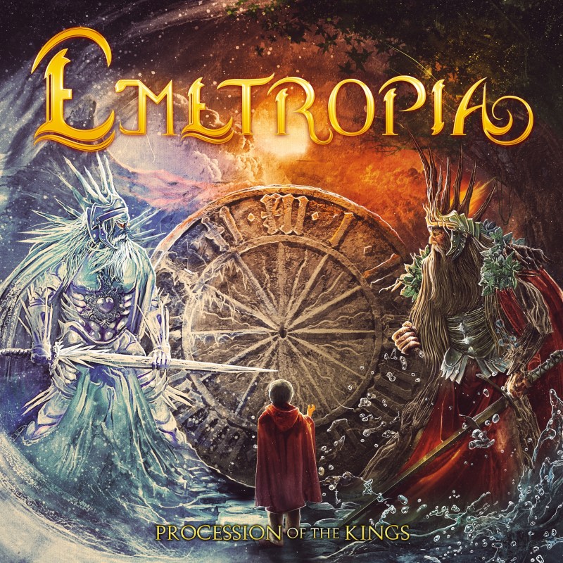 Cover of EP for the band Emetropia called Procession of the Kings. Clicking on it will open the picture in full size.